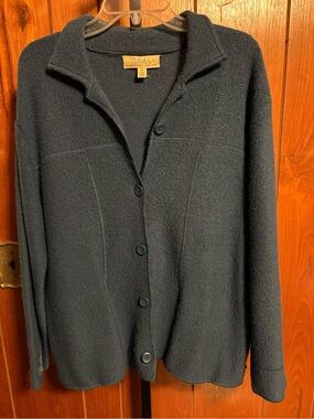 Cabela's Dark Blue Button-Front Women’s Cardigan Sweater